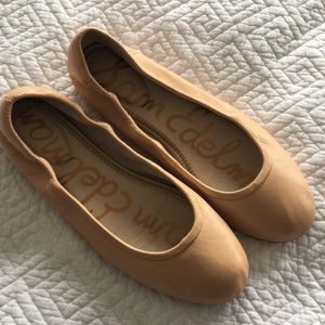 Sam edelman ballet flat Sz 8 beige/tan EUC!